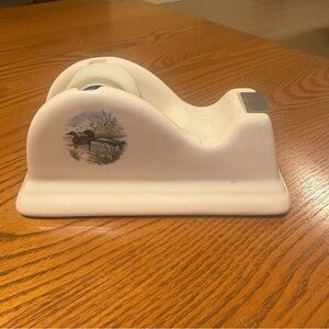 Pfaltzgraff Tape Dispenser with Duck Design
